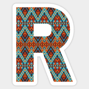 Letter R- boho design Sticker